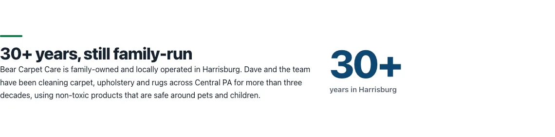 The 30 years family-run section of the website