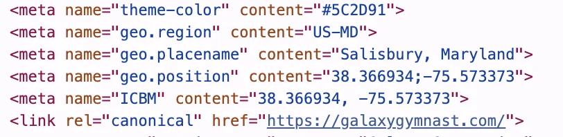 Local SEO for gymnastics-near-me searches