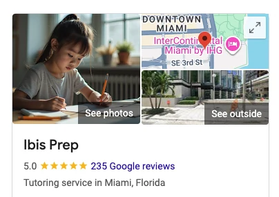 Local SEO for tutoring and test-prep searches