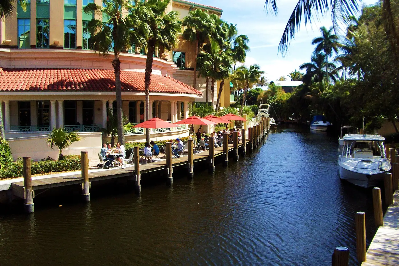 The Las Olas canals, Fort Lauderdale
