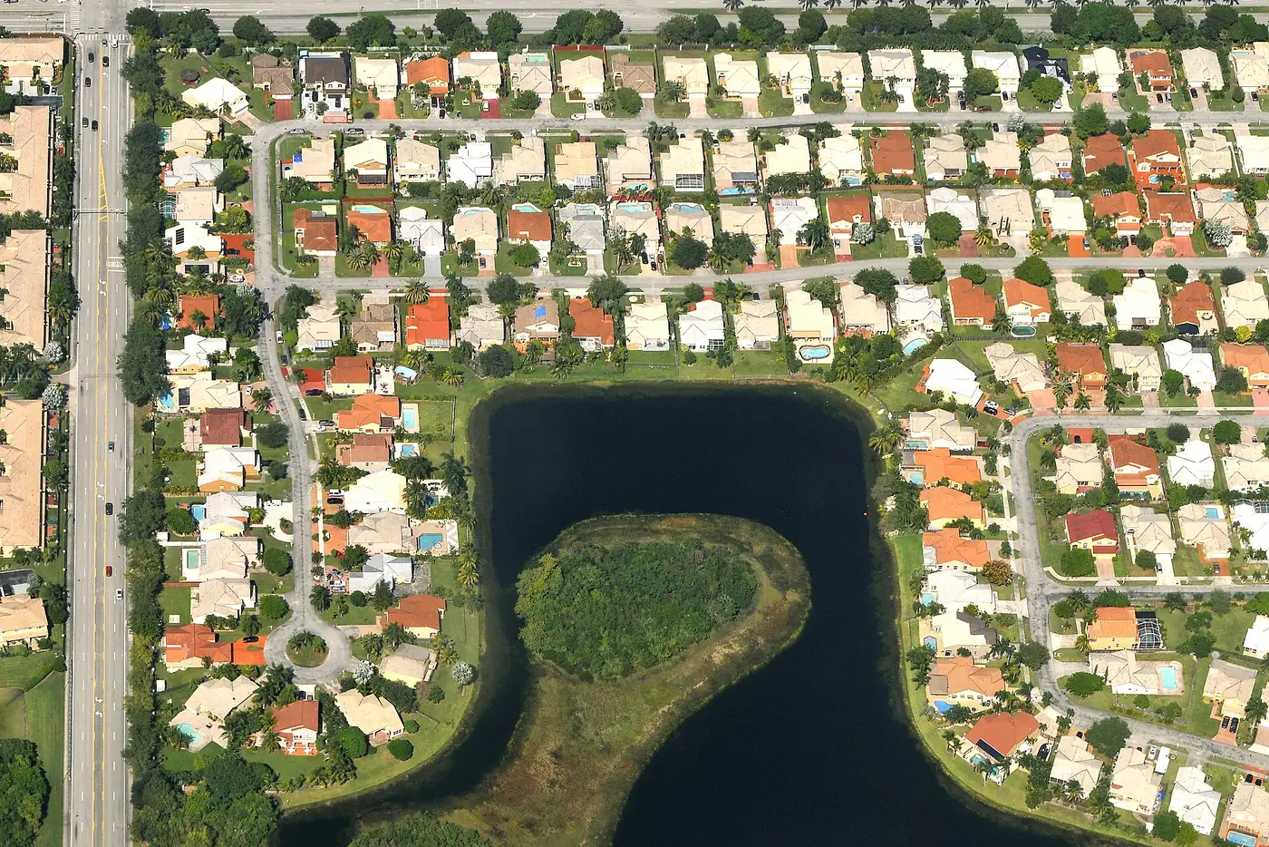 Kendall from the air