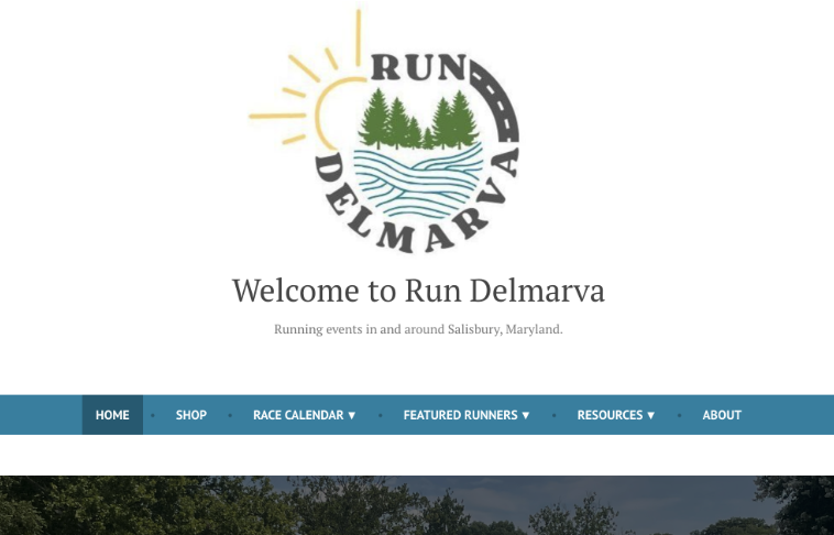 Run Delmarva website screenshot