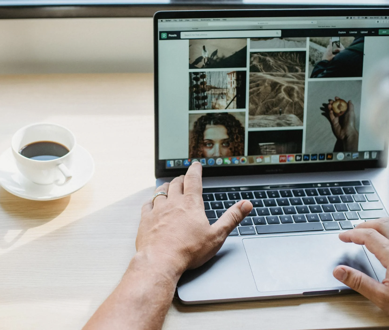 WebEaze web designer at work